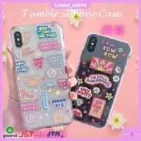 ราคา TRANSPARENT POSTIVIE WORD TUMBLR CASING IPHONE YOU CAN DO THIS GO สําหรับ IT IPHONE CASE CASING IPHONE 6 7 8 6S+ 7+ 8+ X XS MAX XR 11 PRO MAX PILLOW CASE IPHONE (45561603252)