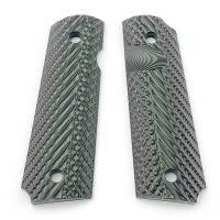 ราคา 1 pair 1911 Grips Patch G10 Handle Grips Patch Custom Non-slip Design Grips CNC Handle Grips (45859442797)