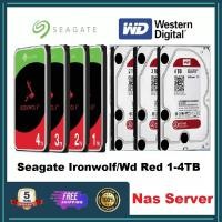 ราคา สินค้าใหม่1-4 TB Seagate Ironwolf/WD Red (5400RPM, SATA-3, WD40EFRX) Clearance ยังไม่แกะซอง(Power on Hours 0) (24986798746)