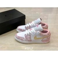 ราคา คุณภาพสูง Nike Air Jordan 1 Ice Cream Low White Powder AJ1 Goddess Low-Top Casual รองเท้า CW7104-601 (47114575536)