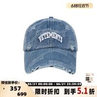 ราคา VETEMENTS ฤดูใบไม้ผลิฤดูร้อนสไตล์ใหม่หมวกผู้ชายผู้หญิง Four Seasons ปรับหมวกเบสบอลเดินทางกลางแจ้ง301446 (46061800348)