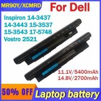 ราคา 11.1V/5400mAh 14.8V/2700mAh MR90Y/XCMRD แบตเตอรี่สําหรับ Dell Inspiron 14-3437 14-3443 15-3537 15-3543 17-57448 Vostro 2521 15-3546 (49210497816)