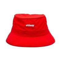 ราคา Stussy Italic Bungee Bucket Hat- สีแดง (42505836504)