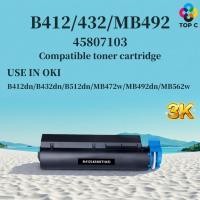 ราคา หมึกเทียบเท่า OKI B412/B432/MB492/45807103 FOR OKI B412dn/B432dn/B512dn/MB472w/MB492dn/MB562w (52814996182)