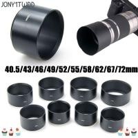 ราคา JONY1TWDD เลนส์ฮูด, ฝาครอบป้องกันแสงสะท้อนแบบเทเลโฟโต้โลหะ, ชิลด์ป้องกันสีดําทดแทนสําหรับ /Nikon 40.5/43/46/49/52/55/58/62/67/72 มม. (56664819688)