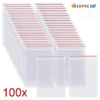 ราคา [DS] ถุงพลาสติกใสแบบมีซิปล็อคขนาด 4x6 ซม. 100 ชิ้น (8863570561)