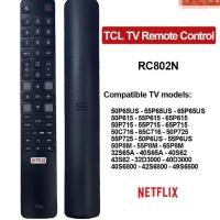 ราคา สําหรับ TCL TV Remote RC802N - สําหรับ 49C2US, 65C2US, 75C2US, 43P20US, 50P20US TV (54050633944)