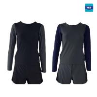 ราคา ชุดว่ายน้ำแขนยาว +กางเกงขาสั้นผู้หญิง | SBS SWIMWEAR | S-2505 (11754150146)