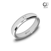 ราคา Zilvy - แหวนชายเพชรน้ำร้อย 0.03 กะรัต (BR138) (48208278484)