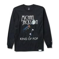 ราคา ผ้าฝ้าย 100% Michael Jackson Michael Jackson Joint Style เสื้อยืดพิมพ์ลายแขนยาว (48360512152)