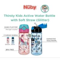 ราคา NUBY Tritan Flip It Active Glitter 510ml- ขวดดื่มสําหรับเด็ก Tritan 510ml (40805747666)