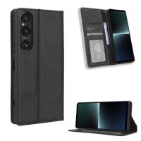 ราคา หัวเข็มขัด Retro Texture เคสโทรศัพท์หนังสําหรับ Sony Xperia 10 VII/Sony Xperia 1 V/Sony Xperia 5 V 2023/Sony Xperia 1 VI 2024/Sony Xperia 10 VI 2024/Sony Xperia 1 (28645017871)