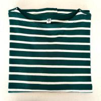 ราคา Uniqlo เสื้อคอปาดลายขวาง แขนยาว สีเขียวขาว size XXL (48656915450)