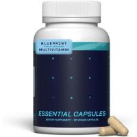 ราคา Blueprint Bryan Johnson Essential Capsules - Daily Multivitamin/Multimineral for Women and Men - Antioxidant Supplement with Calcium, Vitamin B1, Vitamin D, and Zinc - Vegan and Non GMO (30 Servings) 