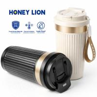ราคา HoneyLion - ไทย: ขวดน้ำเก็บเย็น 530ml กันรั่ว 3 รูปแบบการดื่ม เก็บเย็น 12ชั่วโมง สแตนเลส 316 ไม่มี BPA มีหลอกและหลอดดูด สำหรับขับรถมอเตอร์ไซค์ ชายหาด ตลาด (55606359141)