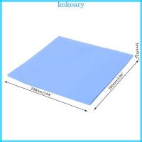 ราคา KOK CPU แผ่นความร้อน 100x100x3 มม.ชิป CPU ฮีทซิงค์ระบายความร้อนแผ่นซิลิโคนนําความร้อนสําหรับแล็ปท็อปฮีทซิงค์ CPU GPU SS (41881951777)