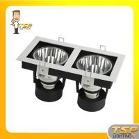 ราคา TSP Lighting โคมไฟ โคมดาวน์ไลท์ แบบฝังฝ้า 2 ช่อง E27 TSP-1061 โคมฝังฝ้าเพดาน (ไม่รวมหลอด) (49406556314)