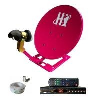 ราคา GMM Z ชุด จานดาวเทียม แบบตั้งพื้น 35ซม. มีหัว LNB + สาย 10 เมตร + GMM Smile HD กล่องรับดาวเทียม ดูบอลได้จากช่อง PPTV (10425462738)