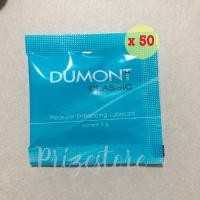 ราคา [50 ชิ้น] เจลดูมองต์ เจลหล่อลื่นดูมองต์ Dumont clasic Gel น้ำยาหล่อลื่น (6560192938)
