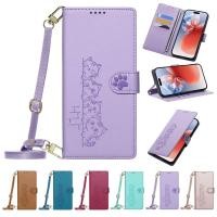 ราคา เคสสําหรับ Apple iPhone 14 13 12 Pro Max Plus กระเป๋าสตางค์หนังแมวน่ารักป้องกันแฟชั่นฝาครอบพลิกลายดอกไม้ (50414563056)
