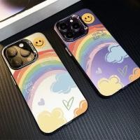 ราคา COD-ในไทยเมฆรุ้ง เคสไอโฟน For iPhone 17 16 15 14 13 12 11 Pro XS Max XS X XR Plus เคส เคสไอโฟนสวยๆ เคสไอโฟนหรูหราไฮโซ (46905280255)