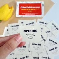 ราคา ชุดแสตมป์เด็ก 96 ชิ้น Open me, Thank you Handmade with love, 4x2.8cm for box, แพ็คเกจซีล (41730942202)
