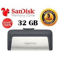 ราคา 32 GB FLASH DRIVE (แฟลชไดร์ฟ) SANDISK DUAL USB TYPE-C (SDDDC2_032G_G46)-Warranty 5 - Y (46960605039)