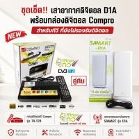 ราคา เสาภายใน สามารถ รุ่น "D1A" คู่กับกล่องดิจิตอล Compro(สำหรับทีวีรุ่นเก่า) (26489675355)