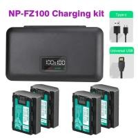 ราคา NP-FZ100 NPFZ100 NP FZ100 แบตเตอรี่ + เครื่องชาร์จสําหรับ Sony A6600 A6700 A7m3 A9 a7R III a7 III A9R 9S A7R3 7RM3 ZV-E1 (45412887539)