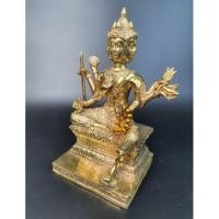 ราคา พระพรหม พระพรหมทองเหลือง ยังไม่ทำพิธี พระพรหมสี่หน้า (6432298159)