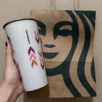 ราคา Preloved Tumbler Starbucks Mug Arrow Double Wall Stainless Steel Original Starbucks Mug Tumbler (27982020061)