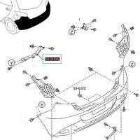 ราคา ขายึดกันชนหลัง Mazda 2 Non Skyactiv Retainer LEFT (27602523478)