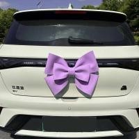 ราคา Car Tail Bow Decoration Removable Large Waterproof New Energy Car Trunk Stereo Car Stickers Decoration Anti-Collision Beautiful Xhmc (45760531071)