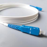 ราคา Fiber Drop Cable Simplex Single Mode FTTH Indoor Fiber Optic Drop Cable Patch Cord SC/UPC-SC/UPC 1 m/2 m/3 m สําหรับ Internert Modem (43729874327)