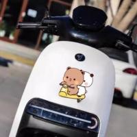 ราคา สติกเกอร์น่ารักสติกเกอร์รถตุ๊กตาหมีจักรยานไฟฟ้ารถจักรยานยนต์สติกเกอร์ตกแต่งตัวถังรถกันน้ํา (28677027933)