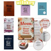 ราคา WITAKEY I Want Hear Your Story Notebook, Mom/Grandpa I Want to Hear Your Story Moms Guided Journal, คุณภาพสูงเพื่อแบ่งปัน Their Life Leather Journal Book (55214116615)