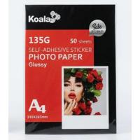 ราคา KOALA A4 A3 135gsm Glossy Inkjet Photo Self-Adhesive กระดาษสติกเกอร์ 50 แผ่น-Similar to Mirrorkoat/Mirrorcoat (41513875223)