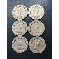 ราคา UK Queen Elizabeth II 20 Pence 1982-1983 ( 6 เหรียญ ) (45411481239)