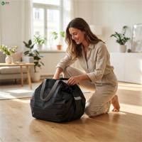 ราคา Eco Nylon Folding Shopping Bag Accordion Pleat Design Lightweight Waterproof Grocery Travel Tote (44512416650)