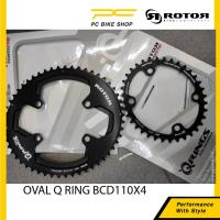 ราคา ROTOR OVAL Q RING BCD110X4 OUTER INNER CHAINRING ขี่จักรยานแผนที่จักรยาน Crank Component Basikal R7000/8000/9100 单车 (48555033376)