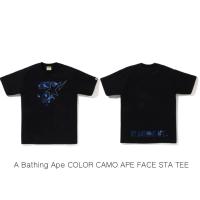 ราคา [พร้อมส่ง XXL] เสื้อยืด A Bathing Ape Bape ลาย COLOR CAMO APE FACE STA TEE จากญี่ปุ่น (47864464110)