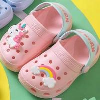 ราคา Imoet.boutique - รองเท้าแตะแบบสวมยางสีรุ้งยูนิคอร์น (SH0034) (40352484390)