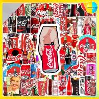 ราคา พร้อมส่ง 76ชิ้น สติกเตอร์ แบรนด์เครื่องดื่มขวด โคคา-โคล่า Coca-Cola Brand Sticker DIY กันน้ำ (51212399608)
