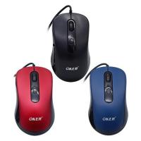 ราคา OKER A-186 USB Optical Mouse สายusb รุ่นA-186 (5539405567)