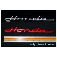 ราคา HONDA LOGO แผ่นป้ายตกแต่ง ฮอนด้า โลโก้ โครเมี่ยม แดง 1ชิ้น ป้าย คลาสิก HONDA CIVIC ACCORD CR-V HR-V JAZZ FIT สติ๊กเกอร์ (5805597952)