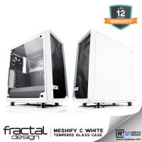 ราคา Fractal Design Meshify C แชสซีกระจกนิรภัยสีขาว [ATX, Matx, Mini-ITX] (19789104936)