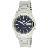 ราคา นาฬิกาข้อมืออัตโนมัติ Seiko 5 รุ่นต่างประเทศ ดีไซน์หน้าปัดน้ำเงิน ทนทานกันน้ำในชีวิตประจำวัน ตัวเรือสแตนเลส ระบบกลไกอัตโนมัติ พร้อมดูพื้นหลังแบบซิลลูเอตต์ (56350236274)