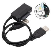 ราคา [AT] SATA เป็น USB 2.0 6pin + 7pin 13pin อะแดปเตอร์สายเคเบิลสายไฟภายนอกสําหรับแล็ปท็อปไดรฟ์ออปติคัล CD/DVD ROM Slimline ไดรฟ์ TH (55810813067)