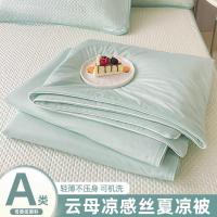 ราคา ผ้าห่มปรับอากาศใยไหมเย็นระดับ A, ชุดผ้าห่มฤดูร้อน 4 ชิ้น, ผ้าห่มใยไหมเย็นสำหรับนักศึกษาหอพัก, ซักเครื่องได้ (43683174943)
