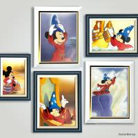 ราคา (พร้อมส่ง) ภาพพร้อมกรอบ — NEW IN! ดิสนีย์ มิกกี้ แฟนตาเซีย มิกกี้พ่อมด -- Disney Mickey FANTASIA Framed Art (52255952040)